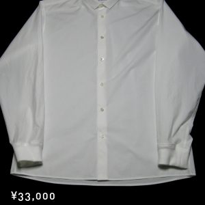 [受注生産] White Rib Shirt