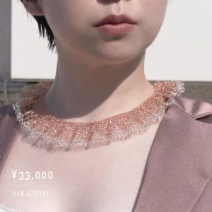 wire necklace / frill 03
